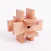 Madera de Haya 4.5cm Cerradura Kongming Luban Juego Completo Regalo Educativo Infantil Juguete de Madera con Ensamblaje Machihembrado Detalles en Empaque de Plástico