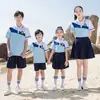 Uniforme Escolar para Alunos do Ensino Fundamental I e II Conjunto Primavera e Outono Uniforme da Turma do Primeiro Ano Infantil Conjunto de Três Peças Uniforme de Jardim de Infância Outono e Inverno Verão