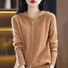 Cárdigan de punto con capucha y cremallera para mujer, manga larga, versátil, nuevo abrigo suéter holgado, top de moda, Primavera y Otoño 2024