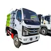 Fabricante de Caminhão Pulverizador para Viveiro Dongfeng de 7 Toneladas Tem um Caminhão Pulverizador Pequeno Azul de 5 Toneladas para Canteiro de Obras em Todo o País