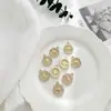 Accesorios de Joyería Retro Chapados en UV Collar Colgante DIY Pendientes Corazón Corazón de Melocotón Piruleta Gato Candado Árbol