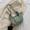 Bolsas transfronteiriças femininas nova moda Crescente bolsa nas axilas nicho leve luxo ombro bolsa mensageiro