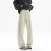 Pantalones de Chándal Pesados Estilo High Street Americano, Marca de Tendencia para Hombre, Nuevos de Otoño e Invierno, Sueltos, Versátiles, Deportivos Casuales, Pierna Ancha, Largos