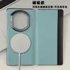 Adecuado para Huawei Matex7 Funda de Cuero Magnética para Dormir, Funda Plegable de Cuero Lisa, Funda Protectora Anticaídas de Negocios a la Moda, Modelo Nuevo para Hombres