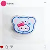 Clip para Cabello de Hello Kitty Clip de PP Estilo Coreano Dibujo Animado Acrílico Clip para Diario DIY Clip Lindo de Cola de Golondrina de Alto Valor