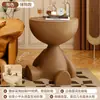 Mesa de noche estilo oso para uso doméstico, mesa auxiliar para sofá de dormitorio, almacenamiento móvil, gabinete de noche creativo para niños