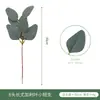 Eucalipto Artificial Folha de Dinheiro com Fruto, Haste Única Pequena, Folhas de Eucalipto Longas para Exportação, Ornamento de Planta Verde Estilo Ins Nórdico, Flor Artificial