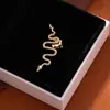 Pendientes Todo en Uno Populares Europeos y Americanos, Clips para Cartílago del Oído, Remaches de Flor de Lujo Personalizados, Ganchos para Oreja con Forma de Serpiente, Pendientes de Gama Alta