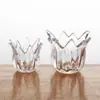 Portavelas de Cristal Flor de Nueve Puntas, Portavelas de Cristal Tulipán, Adornos para Decoración del Hogar, Pantalla, Accesorios de Iluminación al por Mayor