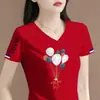 Ropa de mujer de marca con superávit de comercio exterior transfronterizo, camisetas de manga corta de nicho, hombros normales, tops ajustados