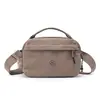 Bolsa de Nylon Jielanshi 2025 Nova Cor Macaron, Fashion, Simples, Versátil e Leve para Celular