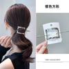 Horquilla de metal estilo coreano para mujer, estilo frío, con tiradores de pelo de una sola palabra, accesorios para el cabello con artefactos para recogidos que combinan con todo.