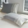 Toallas de Almohada de Algodón Sencillas, un Par de Toallas de Almohada Domésticas de Gasa de Algodón Puro Modelo Nuevo 2026, Toallas Grandes Anti-Aceite para Adultos