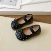 Sapatos Femininos Estilo Coreano Inspirados em Ballet com Laço, Baixos, de Calçar, Novos para Primavera e Outono 2026, Mocassins de Solado Macio, Sapatos de Couro