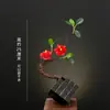 Decoração de Apresentação de Pratos de Restaurante de Hotel com Flores e Plantas, Decoração de Bandeja de Sashimi e Frutos do Mar, Guarnição de Sushi Japonês, Enfeites Criativos