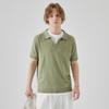 Camiseta tipo Polo de Punto de Manga Corta de Verano para Hombre APO Camiseta Casual de Color Sólido de Solapa de Alta Calidad para Hombre Top Camiseta tipo Polo
