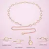 Elegante cadena de cintura estilo vintage para mujer, nuevo y versátil reductor de cintura inspirado en Chanel, accesorio de cadena de metal adelgazante para la cintura
