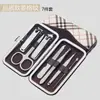 Set de herramientas para cuidado de uñas y manicura Yangjiang de 12 piezas, set de tijeras para uñas, set de cortaúñas de 12 piezas
