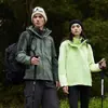 Traje de Montañismo para Exteriores 2024 con Forro Polar Engrosado Cortavientos A prueba de Frío Forro Polar Extraíble Traje Rústico para Hombre Tres en Uno