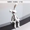 Adorno de Conejo de Orejas Largas Electroplateado Moderno Nórdico con un Toque de Alta Gama, Decoración de Moda para Coche y Sala de Estar de Lujo Ligero, Decoración del Hogar Muebles Blandos