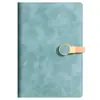 Cuaderno A5 con Impresión de Logo, Papelería de Oficina para Negocios, Bloc de Notas con Cierre de Hebilla, Diario Engrosado, Diseño Exquisito y de Alta Calidad