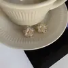 Brincos ins Femininos Design de Nicho Moda Flor Clipe de Orelha Sem Furos na Orelha Versátil Moda Agulha de Prata 925 Joias Atacado