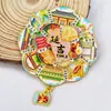 Imanes de Nevera Metálicos de la Ciudad Cultural y Creativa de Jilin, Regalos Turísticos Populares de Changchun, Yanji, Montaña Changbai y Shenyang, Disponibles para Dropshipping