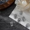 Joyería para uñas LZ mismo estilo cobre chapado en oro incrustado circonita luz destellante lujo brillante celebridad de internet Tridimensional caliente para uñas Diamante