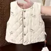 Ropa de Bebé Invierno Cálida 120 Ropa de Algodón Acolchada Chaleco de Bebé Sin Mangas Engrosado Chaleco Cualquier Yang Ropa para Bebés Niños Moderna