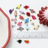Cinta DIY hecha a mano pequeña rosa flor mini hoja verde pequeña flor accesorios decorativos pequeños accesorios de flores al por mayor
