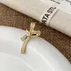 Simple, Elegante, Exquisito, Versátil, Colección de Brazaletes para Oreja con Circonitas Microincrustadas Doradas, Diseño de Nicho, Lujo Ligero, Pendientes de Alta Gama