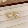 Pendientes Florales Vintage Retro con un Toque de Lujo Ligero y de Gama Alta, Diseño de Tachuela con Borla, Pendientes Versátiles al por Mayor