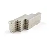 Fábrica de Origen Neodimio Hierro Boro Galvanizado Acero Magnético Ventosa Forma de Tira Piezas de Motor Imán Rectangular Imán Fuerte Industrial Personalización