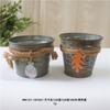 Balde de Flores Vintage Antigo Florido Vaso de Lata Estilo Americano Vaso de Ferro Forjado Vaso de Flores Floricultura Ornamento de Flores