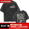 Europeu Transfronteiriço CódigoRetro Rock Arctic Monkeys Álbum de Música Gráfico T-