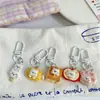 Llavero de resina de comida y juego colgante pequeño regalo de graduación regalo para toda la clase llavero decoración de mochila bolsa lote