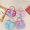 2024 Nueva Bolsa de Hombro de Hielo y Nieve para Niños Moda Princesita Versátil para Salir Moderna Bolsa Cruzada de Mano Aisha Lote