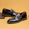 Zapatos de vestir para hombre de piel genuina, mocasines sencillos, hechos a mano, cómodos para ocasiones formales, piel pulida, zapatos de lujo de alta gama para bodas
