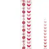 Decoraciones para Cortinas, Colgantes de Boda, Set de Decoración para Habitación de Boda, Sala de Estar, Dormitorio, Balcón, Tira Larga con Palabras Felices, Tela Colgante de Mariposa, Decoraciones de Flores