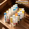 Estante de almacenamiento de ungüentos con múltiples compartimentos, organizador de tubos transparente con forma de pez para escritorio, organizador de ungüentos dividido para salón de belleza, en stock