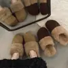 Mules de Piel Suave Suela Gruesa Felpa Casual Punta Cerrada para Mujer Ropa de Exterior 2026 Nuevas Botas de Nieve de Invierno Pantuflas de Algodón con Piel