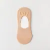 Calcetines Deportivos para Mujer de Verano Finos de Corte Bajo de Malla Invisible Transpirables Simples de Color Sólido Antideslizantes Versátiles Absorbentes de Sudor Frescos