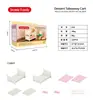 Juguetes de casa de juegos de mini muebles transfronterizos, escena en miniatura, cocina pequeña, casa de muñecas, sala de estar, decoración de escritorio, modelo