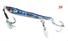 Exportación transfronteriza Placa de hierro en forma de S Barco de pesca de mar Pesca Señuelo de plomo luminoso en forma de serpiente Lubina Carpa Bacalao Placa de hierro Señuelo artificial