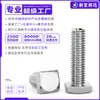 Tornillos de Cabeza Cuadrada de Acero Inoxidable 304 Pernos de Cabeza Cuadrada Gb35 Tornillos Cuadrados Tornillos Tipo Cuadrado M4M6M8M10M12
