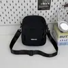 Bolsa ligera para teléfono, estilo casual, bolso cruzado de bloques de color, unisex, adecuada para actividades al aire libre, viajes y como una pequeña mochila
