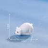 Micro Paisagem Cena Decoração Resina Artesanato Urso Polar Luminoso DIY Jóias Pequenos Acessórios Glaciar Pequenos Ornamentos Boneca