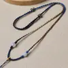 Colar Cordão para Pingente de Pescoço de Corda de Algodão Estilo Xizang Cordão Estilo Étnico Ouro Areia Amuleto Buda Thangka Acessório Artesanal de Alta Qualidade com Cordão para Pendurar