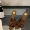 Sandalias de Tacón Alto Abiertas de Punta Fina con Hebilla Metálica Sexy, Estilo Nuevo Elegante de Verano 2026
