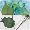 Flores de Hortensia Artificiales para Decoración de Bodas, Decoración de Pared de Flores Falsas Hechas a Mano, Accesorios de Flores de Seda, Flores Artificiales, Venta al por Mayor y Dropshipping de Alta Demanda Transfronteriza